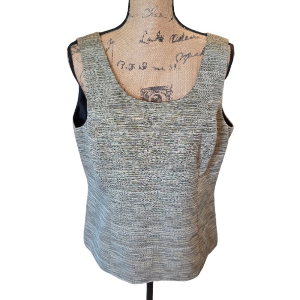 Kasper Women's Size 14 Sleeveless Textured‎ Sheath Tank Top